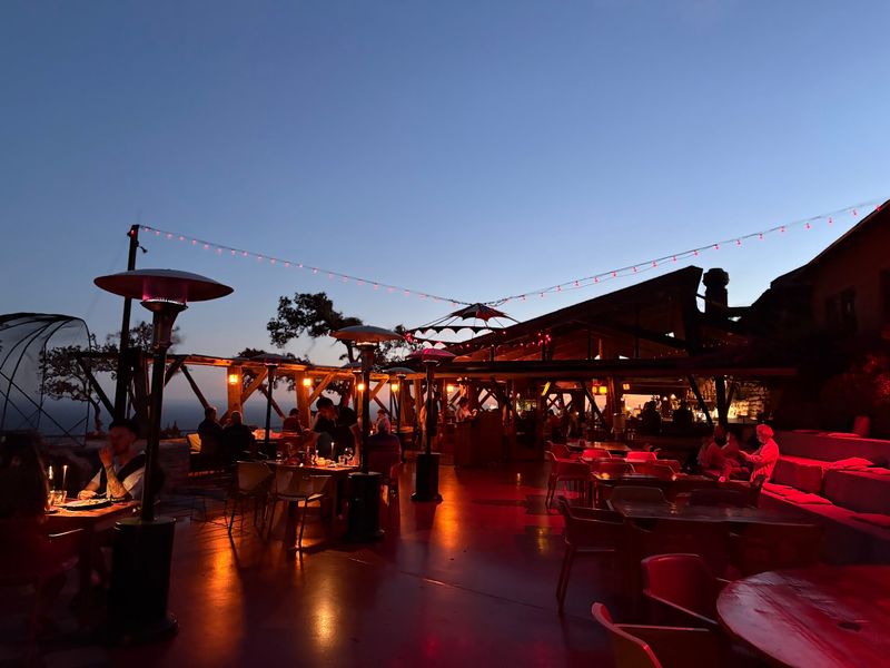 Terrace Seats, Fire Pits, and Sunset Magic