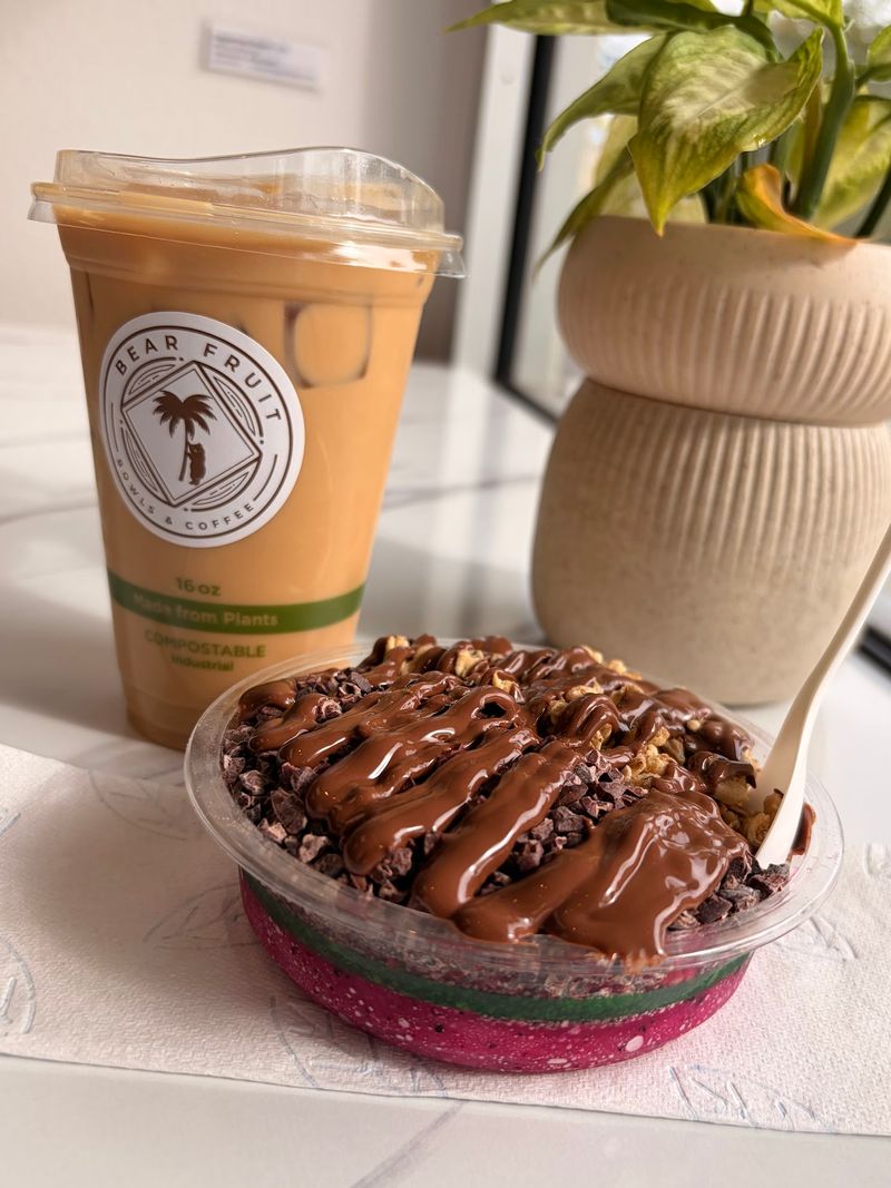 Bear Fruit Bowls and Coffee