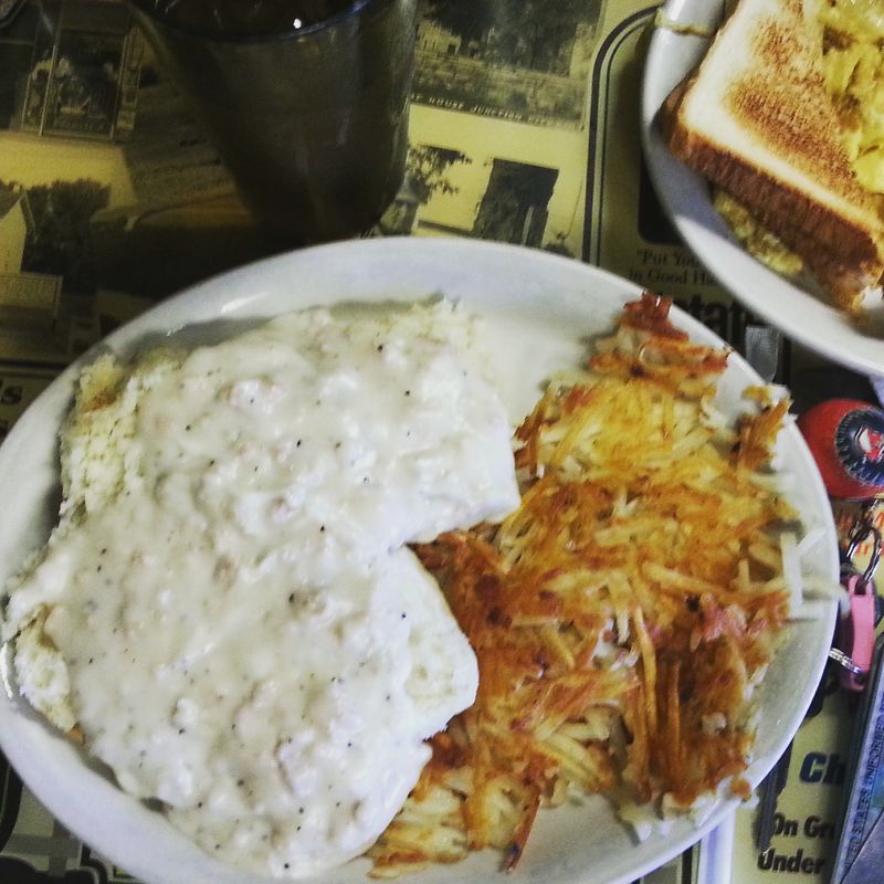 Hash Browns Wearing A Gravy Blanket