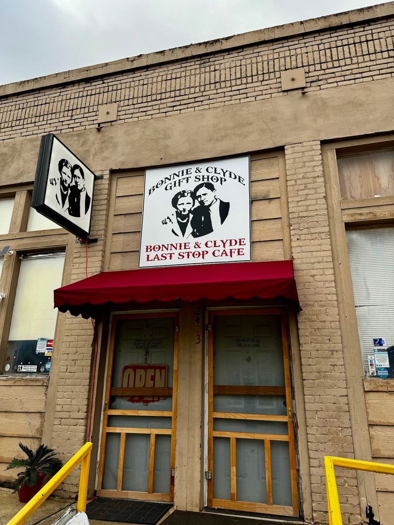 A Cafe Building On Gibsland's Main Street