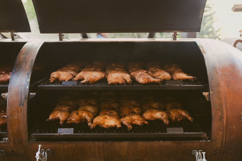 The Weekend Clock Behind The Barbecue