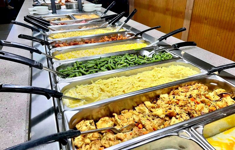 A Buffet Loaded With Homemade Variety