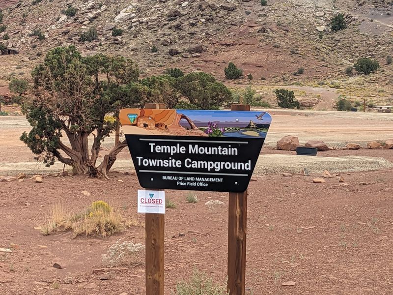 Temple Mountain Townsite Campground, near Goblin Valley