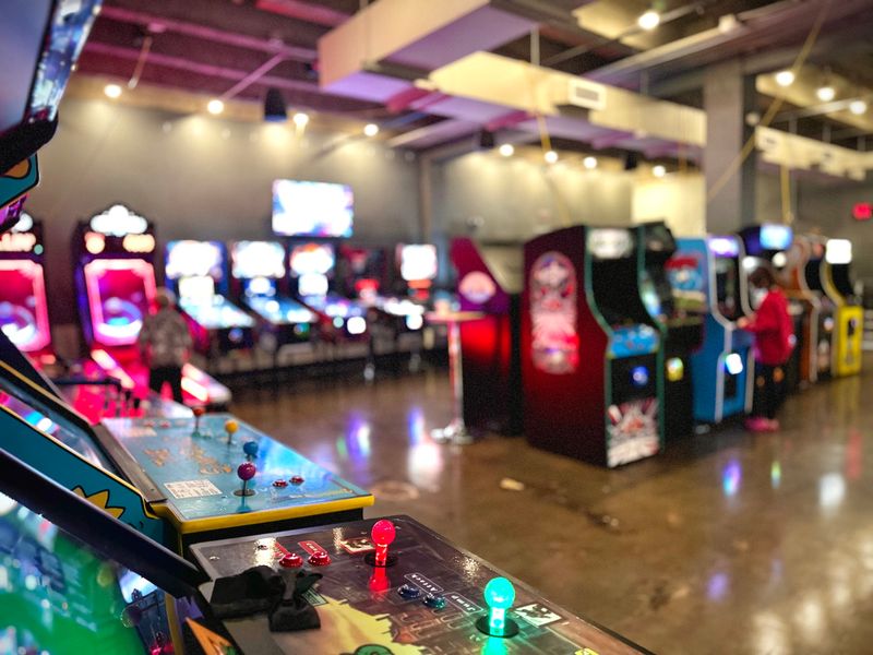 Vintage Arcade Games Fill An Entire Wing
