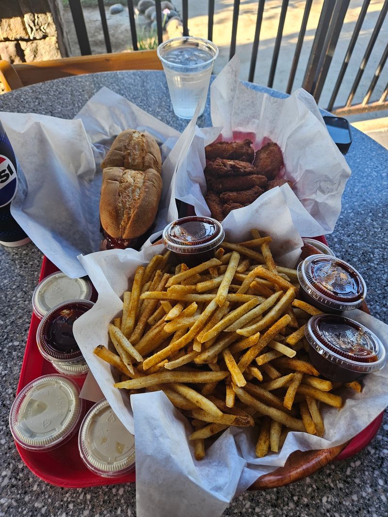 Pulled Pork And Ribs Rounding Out The Menu