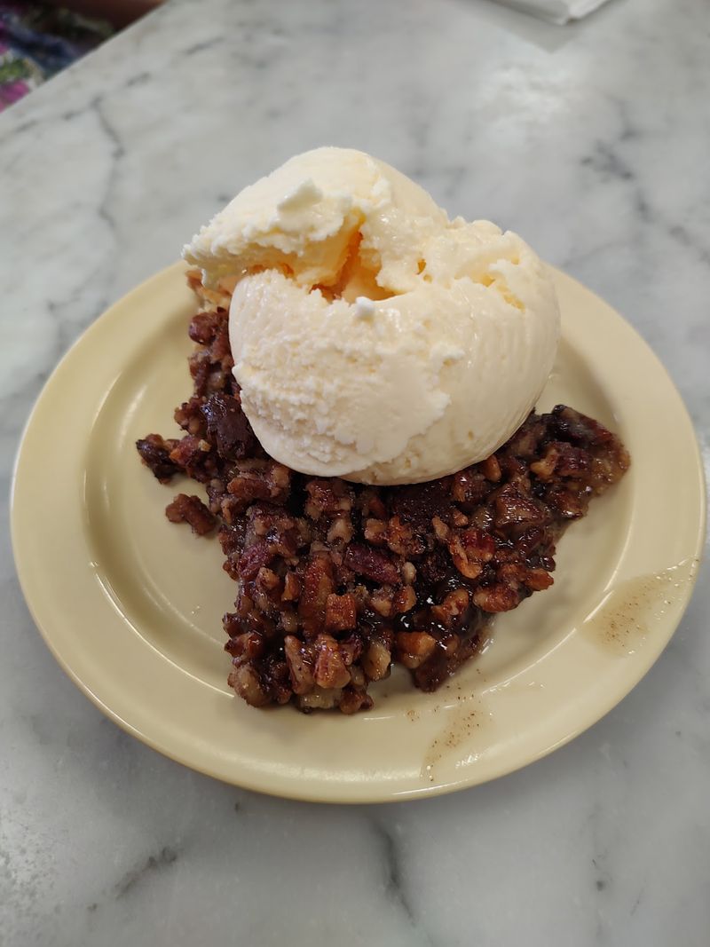Warm pie and freeze counter treats