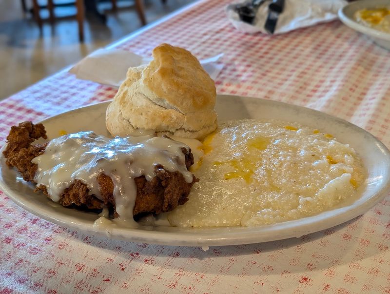 Country Ham, Red-Eye Gravy, and Local Nahunta Sausage
