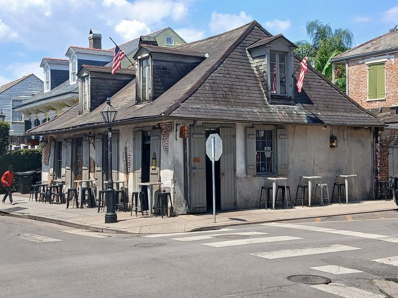 A Low Old Building Near The Quiet End Of Bourbon