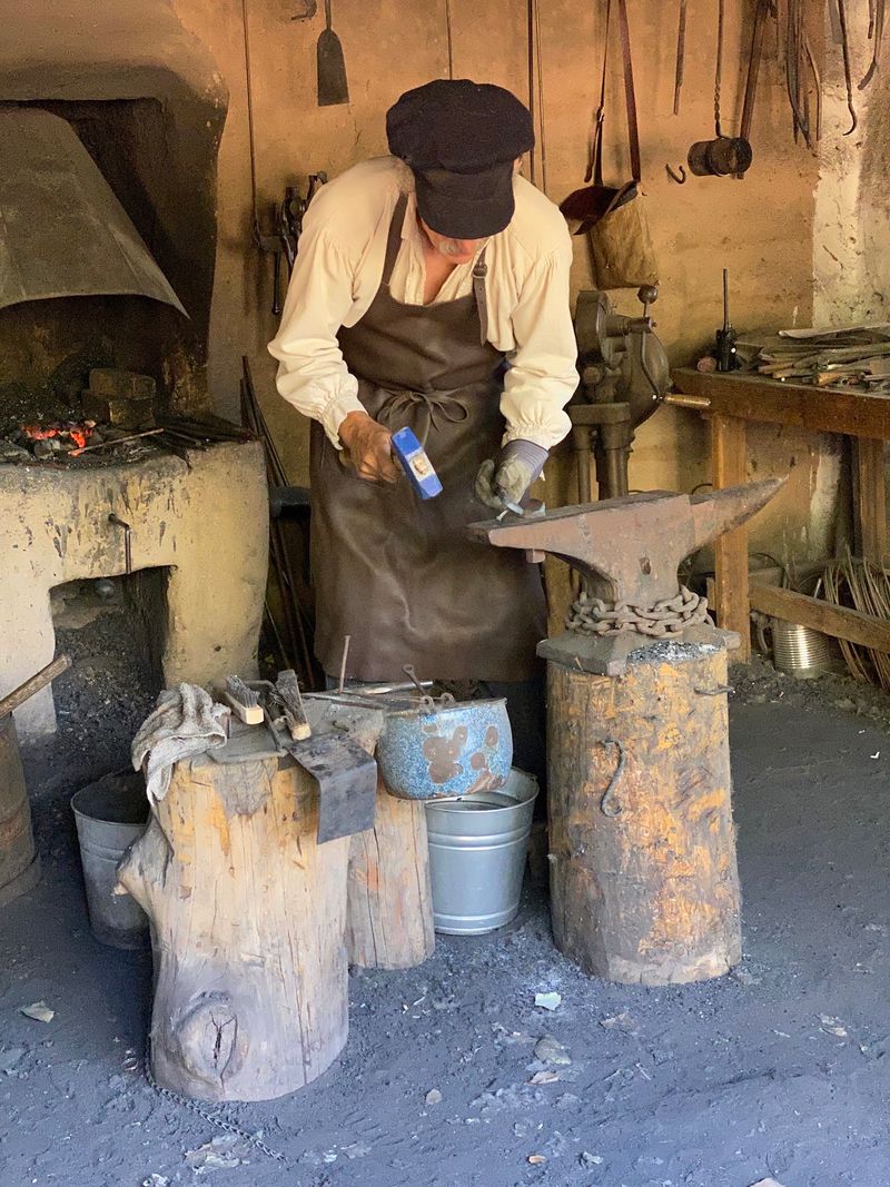 Costumed Villagers Bringing the Past to Life