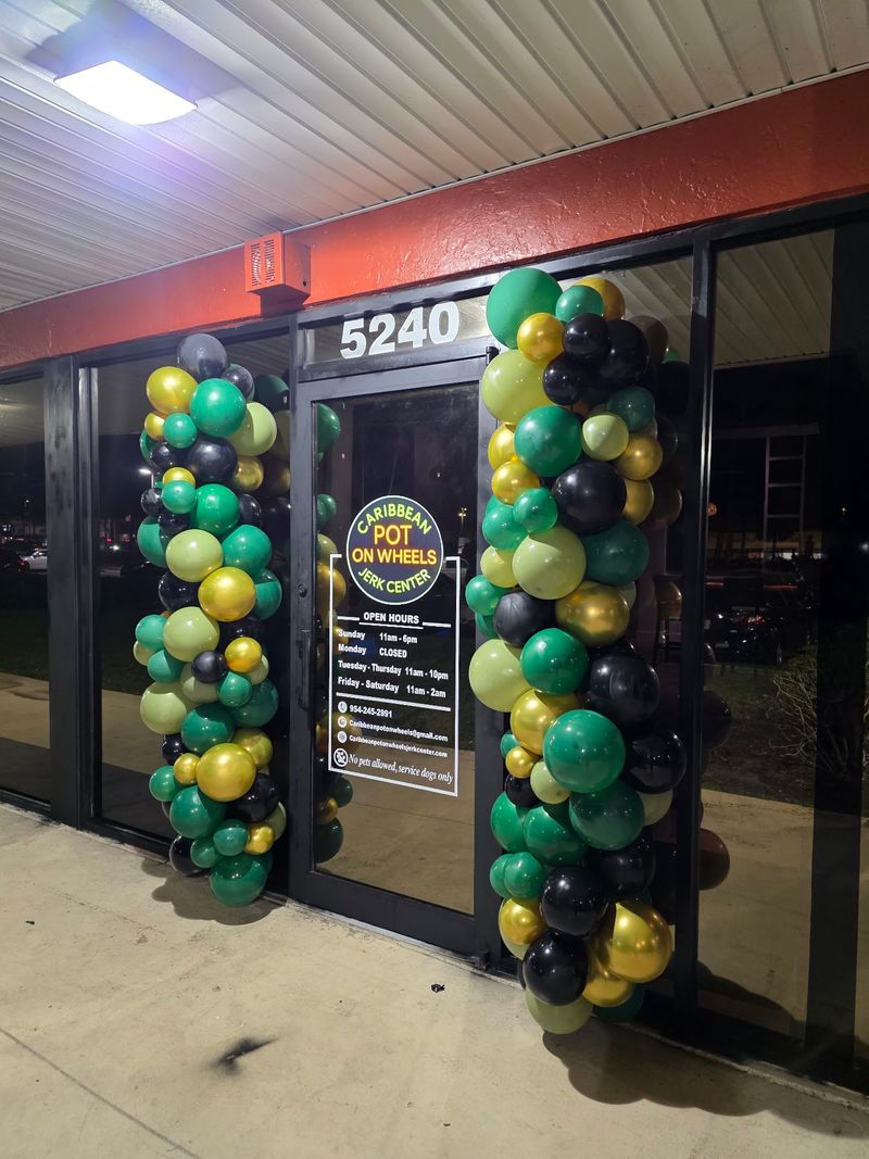 Caribbean Pot On Wheels Jerk Center, Lauderhill, FL