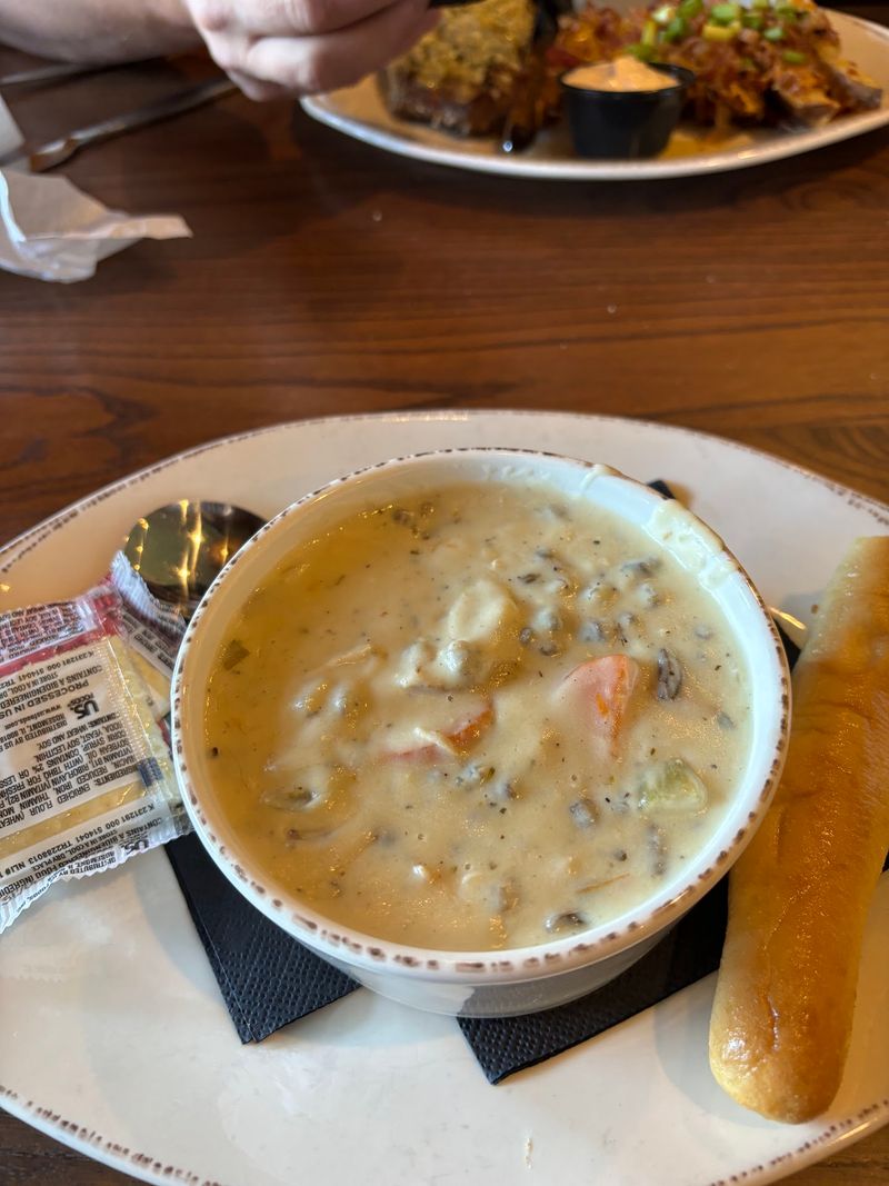 The Crock Adds Garlic Toast To The Bowl