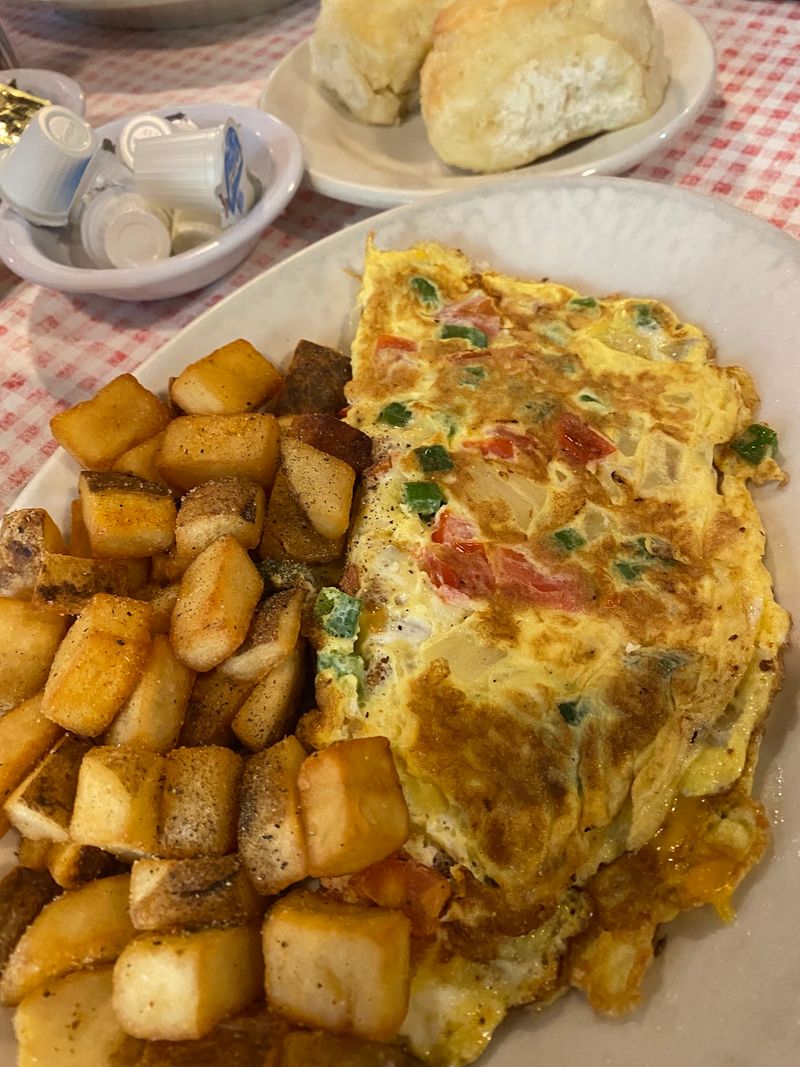 Farm-Fresh Eggs, Omelets, and Cheese Grits