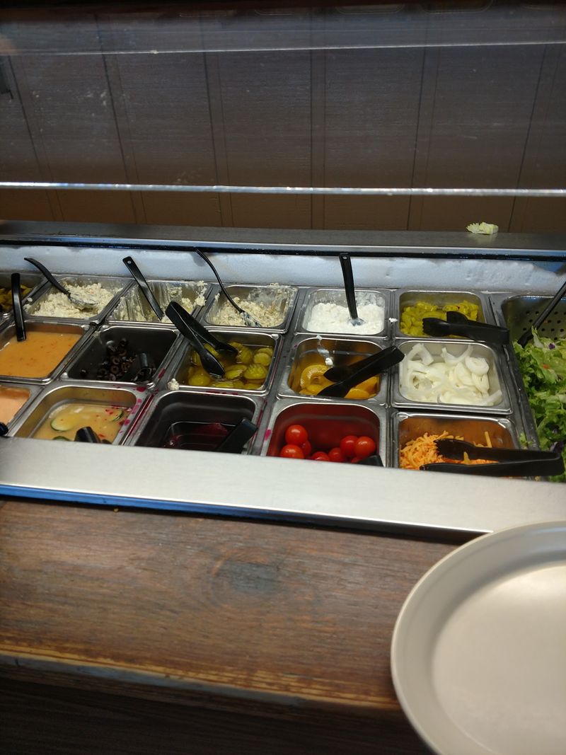 The Salad Bar Gives The First Plate Even More Options