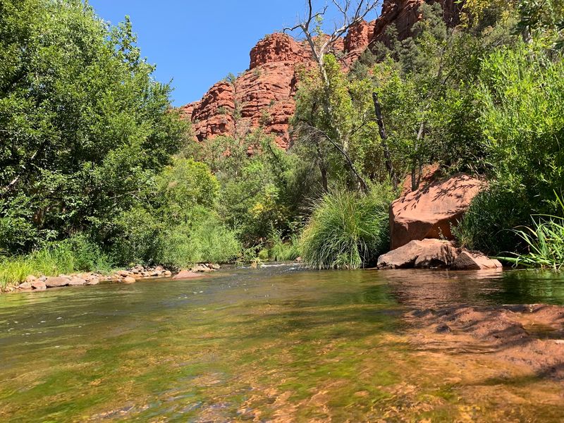 Oak Creek Adds Water And Shade To The Red-Rock View