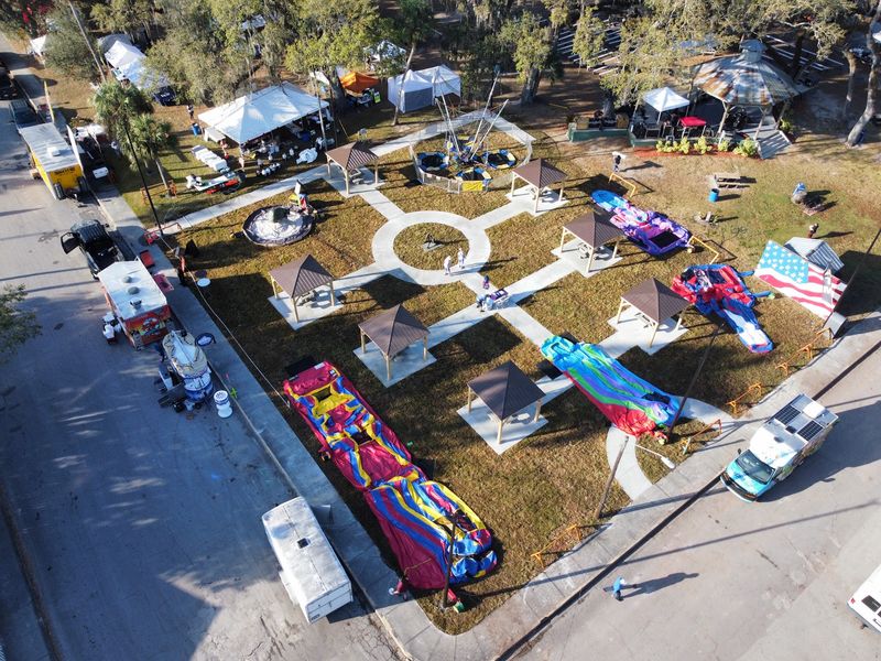 A Kid-Friendly Corner of the Grounds