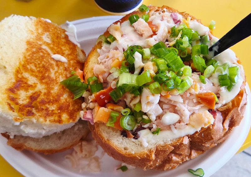 The Famous Chowder in a Toasted Sourdough Bowl