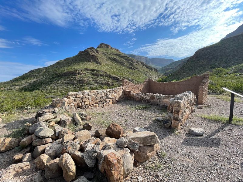 Old Ranch Ruins Still Guard The Desert