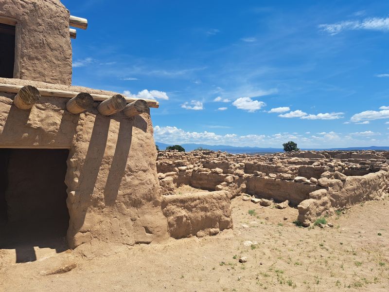 Stone Walls Still Outline The Old Plaza