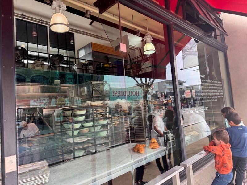 Bakers on Display Behind 30 Feet of Glass