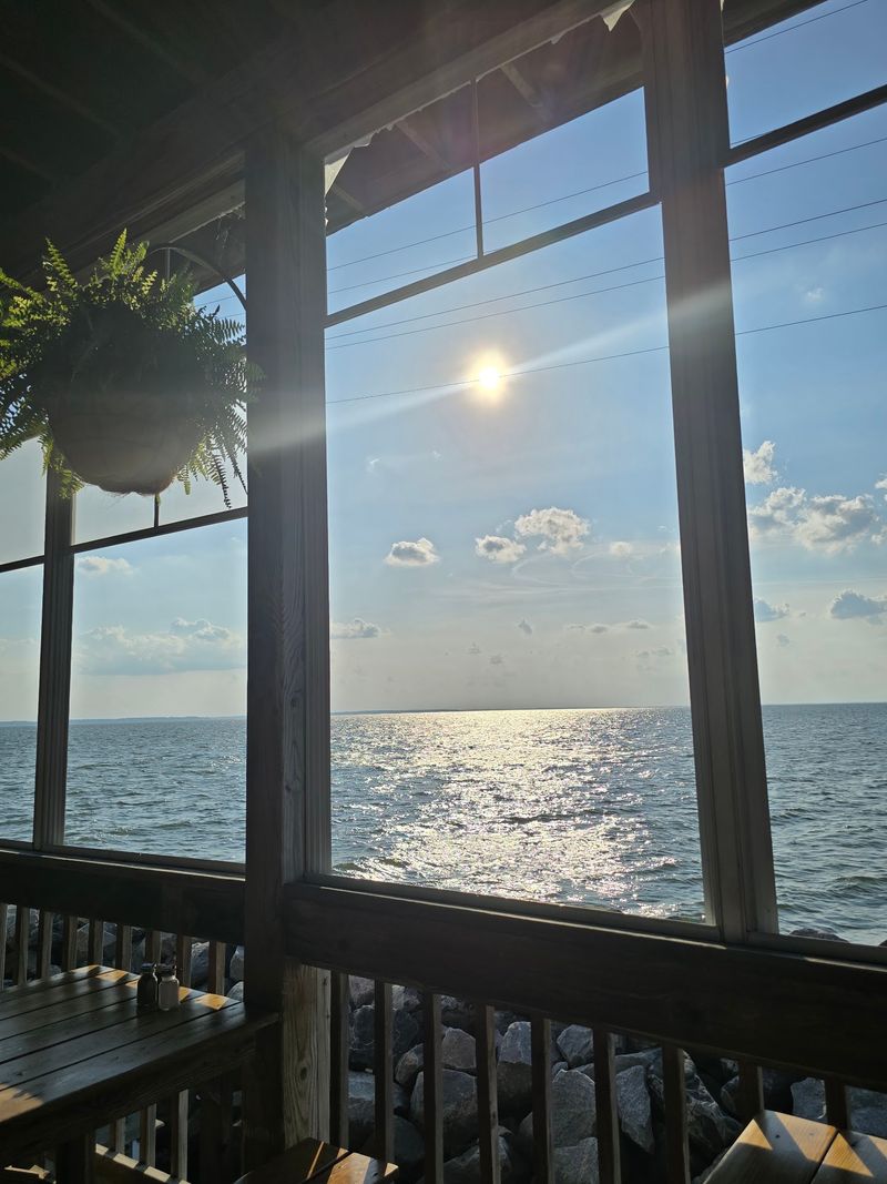 The James River Fills The View From Inside And Out
