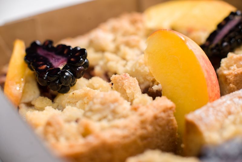 Peach Cobbler Closes The Meal Right