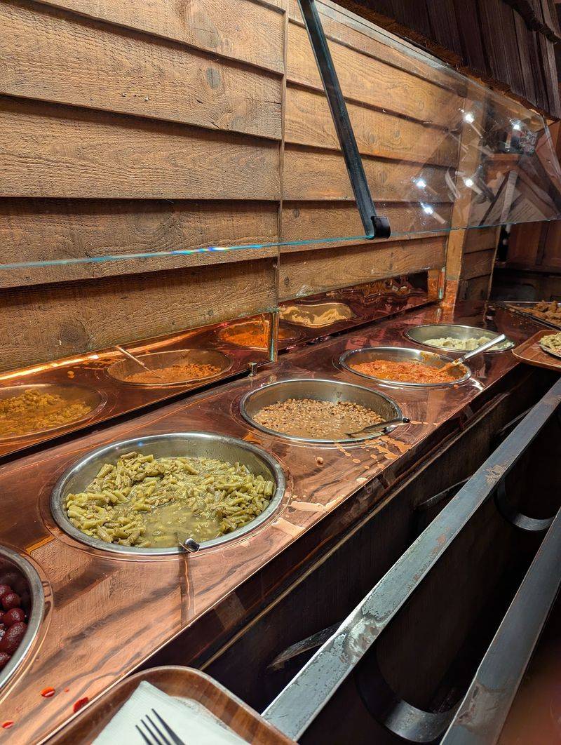 The Side Dishes Keep The Plate Firmly Southern