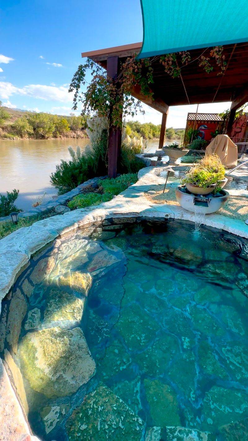 Terraced Public Pools Above the Rio Grande