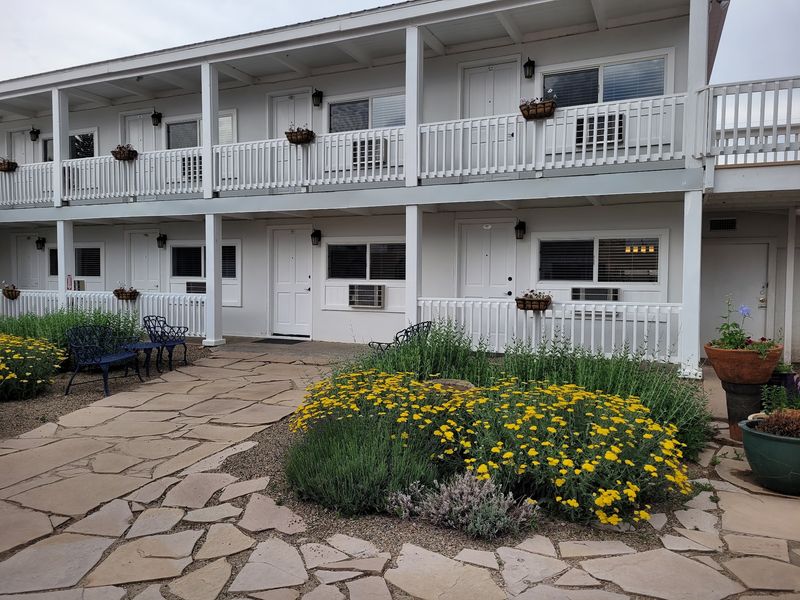 A Modern Annex for Guests Who Want AC and a TV