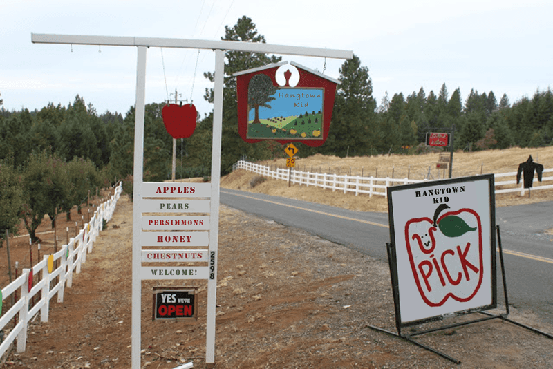 Hangtown Kid Apple Orchards, Camino, CA