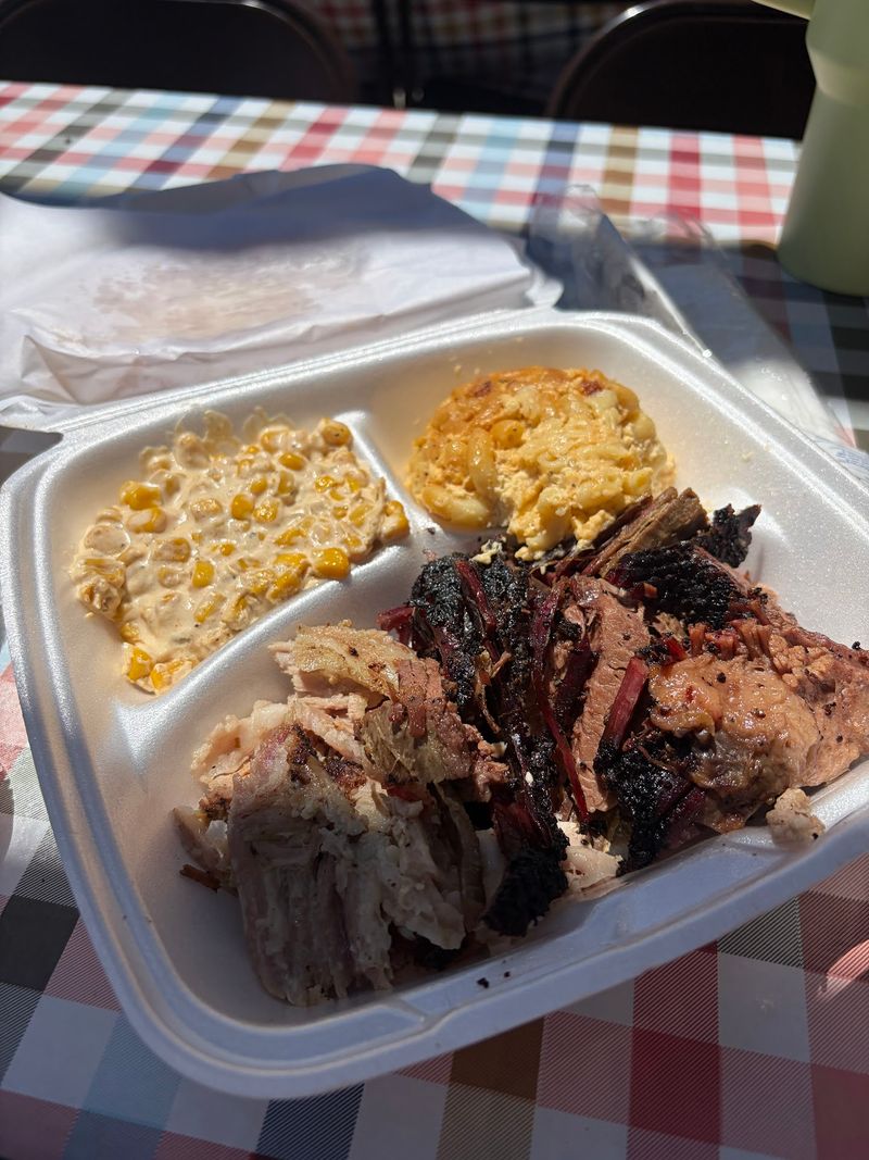 Texas Barbecue At The Midway Market