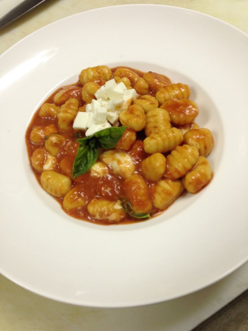 Handmade Pasta Is Rolled And Cut Daily