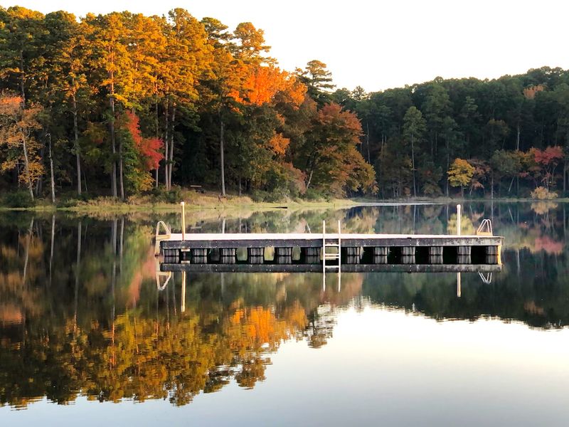Little Pine Lake Puts The Color Right On The Water