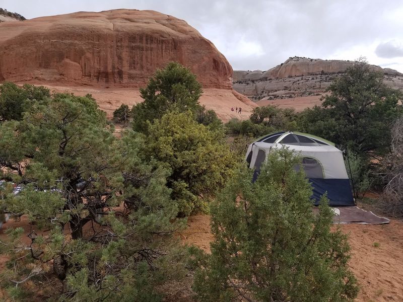 Windwhistle Campground, southwest of Moab