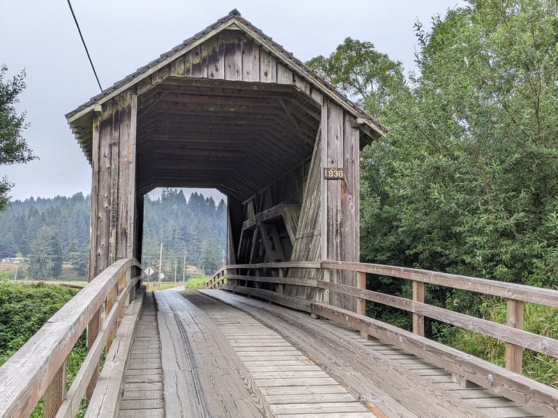 Historic Bertas Ranch Covered Bridge, Eureka, CA