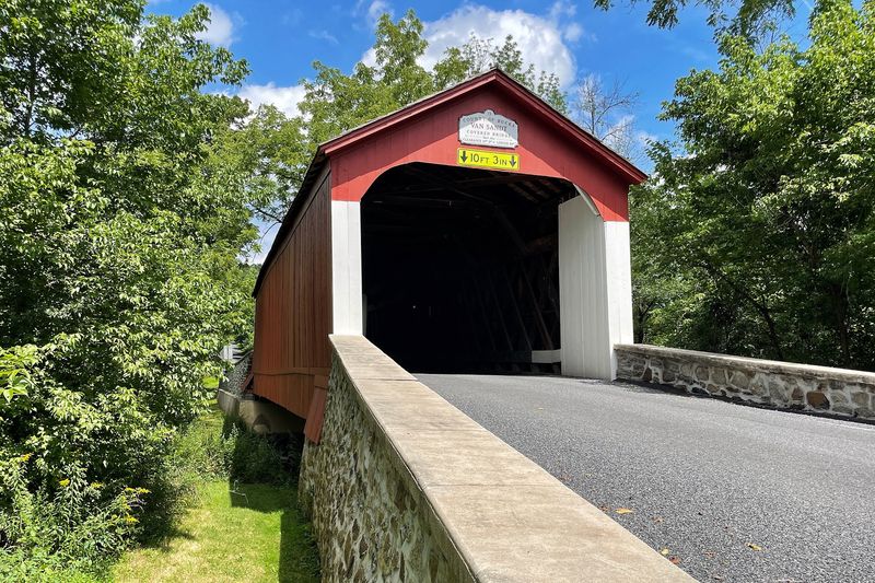 Historic Van Sandt Covered Bridge