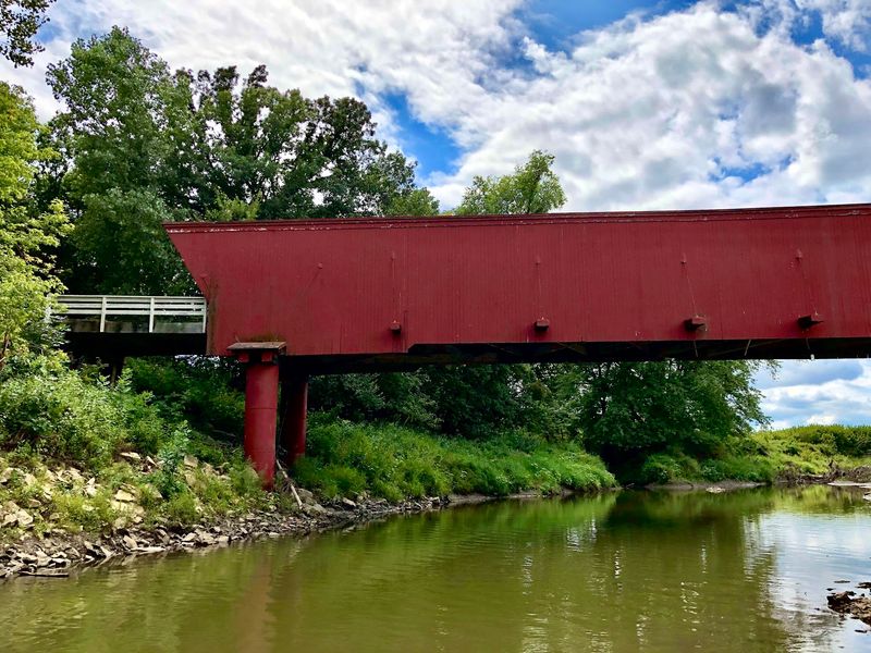 Holliwell Covered Bridge And Middle River Drive, Winterset
