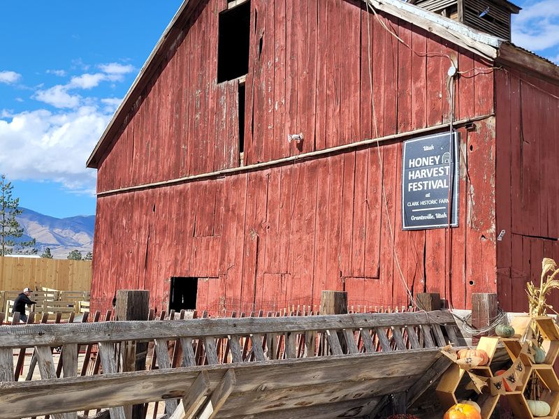 Historic Barns Make The Backdrop Do Real Work
