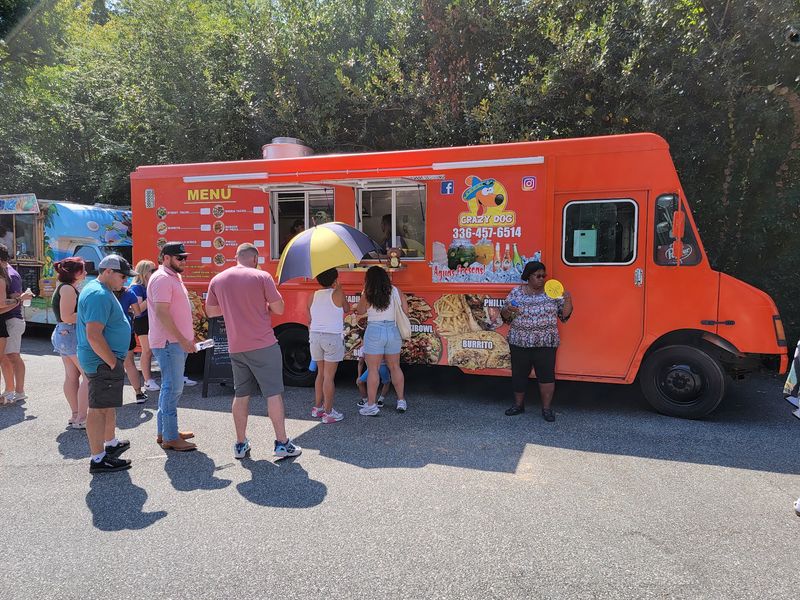 Food Trucks And Entertainment Keep The Day Moving