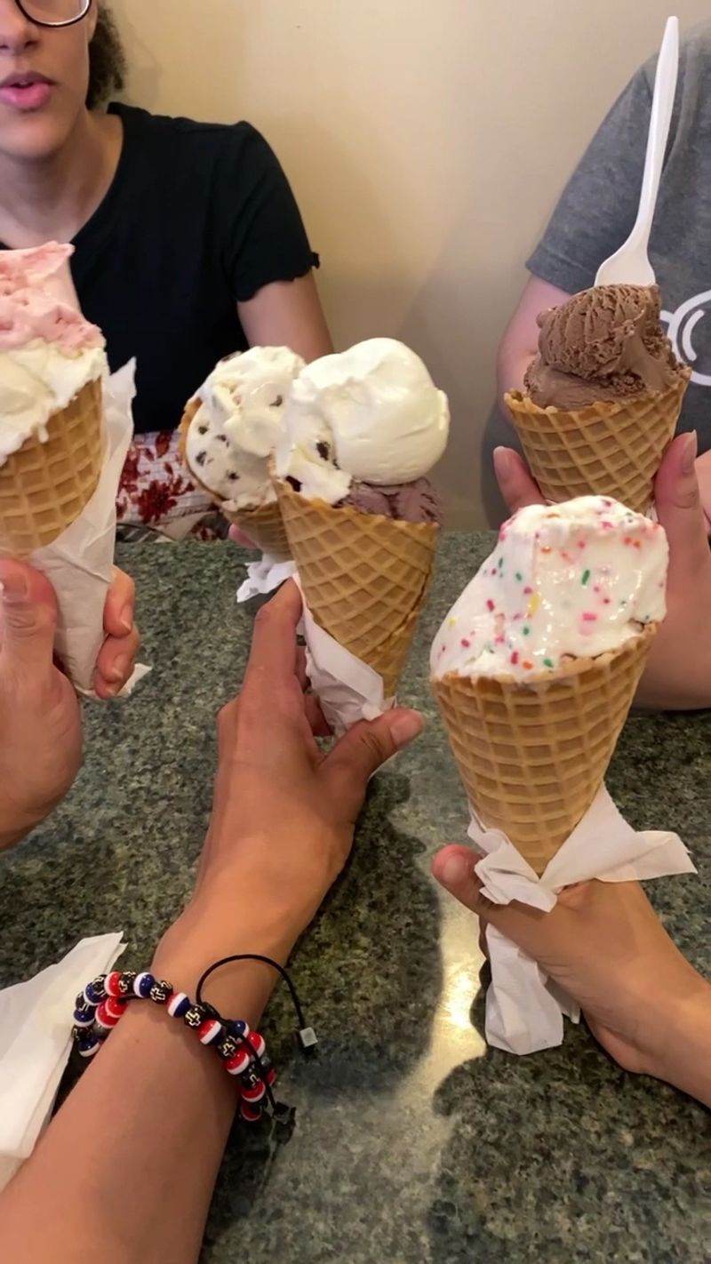 Waffle Cones Made Fresh on the Spot