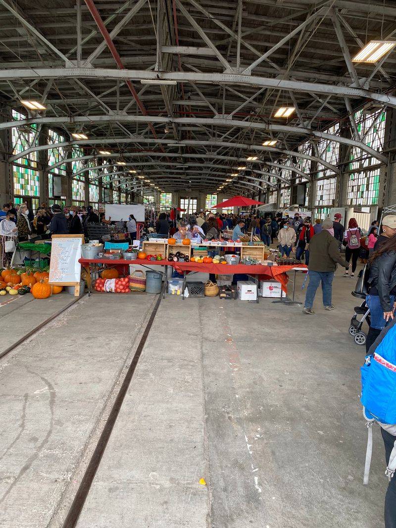 A Sunday Market Inside Living History