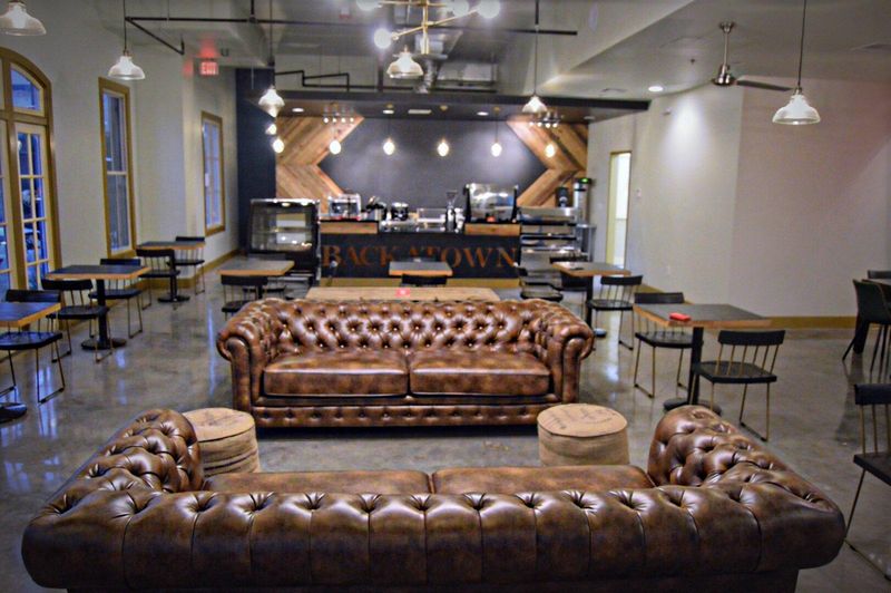 Roomy seating for lingering, working, and meeting