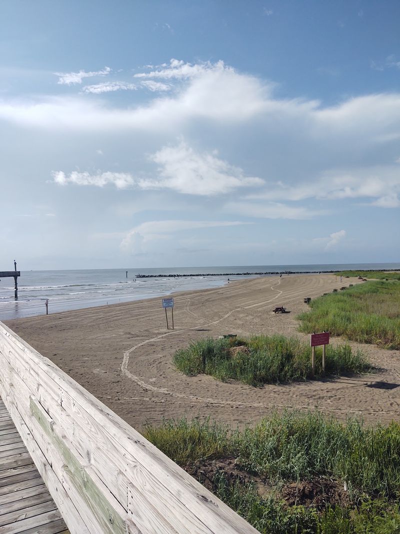 The Wide, Uncrowded Beach
