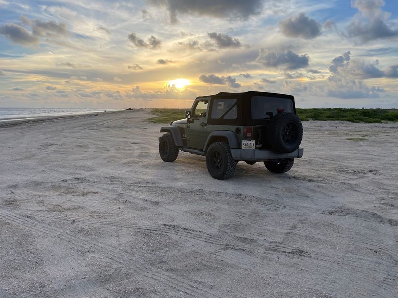 Driving Right Onto The Sand