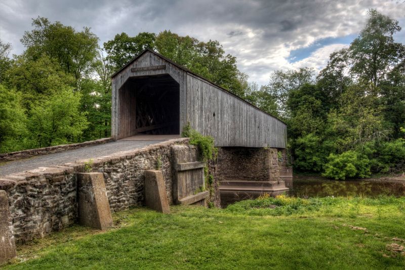 Historic Schofield Ford Covered Bridge, Newtown, PA