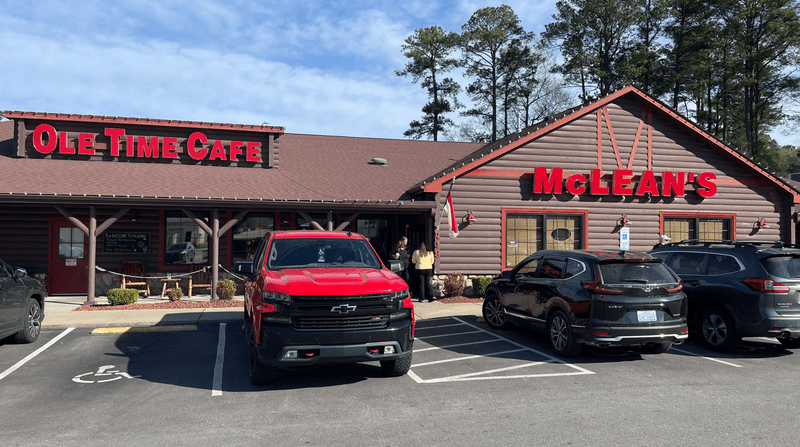 McLean's Ole Time Cafe, Zebulon, NC