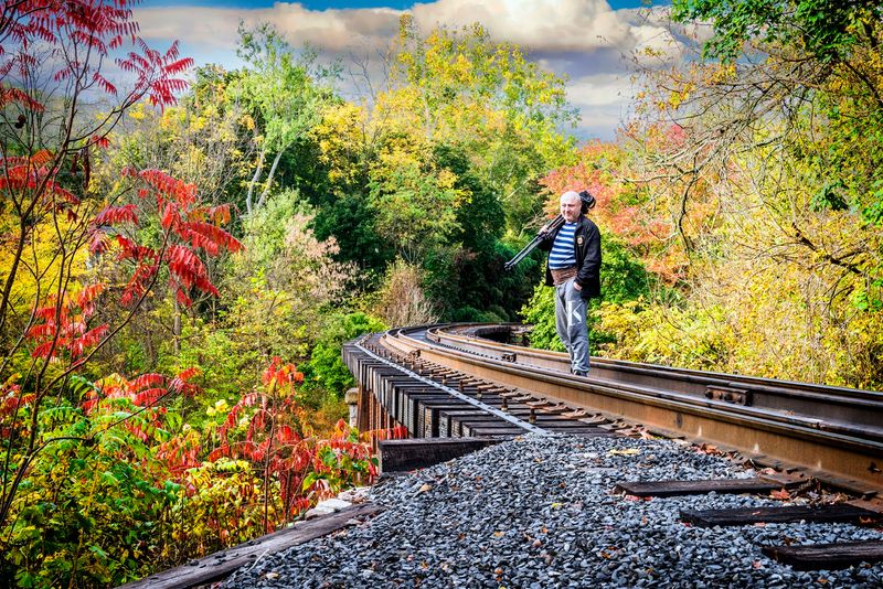 Pedal-Powered Rail Bikes Through the Woods