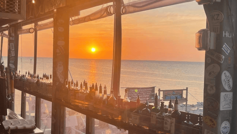 Sunsets From the Second-Floor Deck