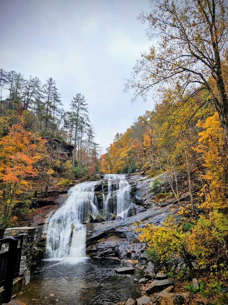 The Tellico River Adds Waterfalls To The Fall Scenery