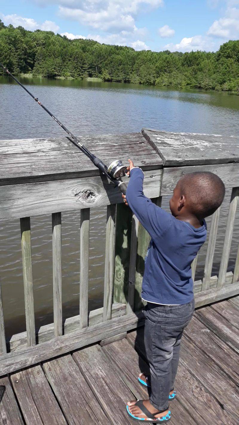 Fishing From Pier And Boat