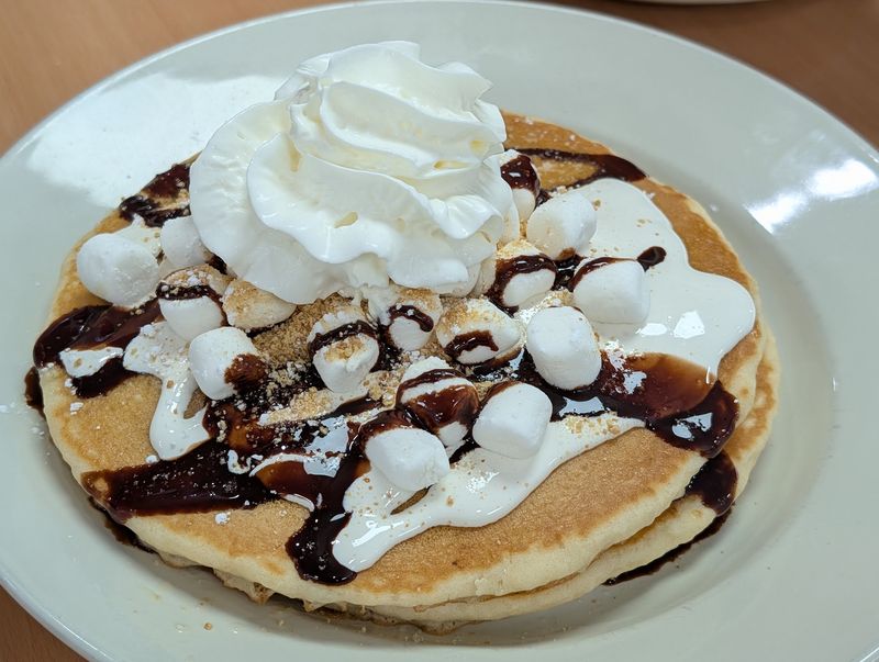 Pancakes That Crowd the Plate